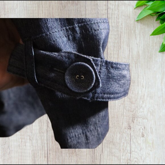 Sandro Denim Jacket, New, w/out Tags.  Size Large (petite) - Picture 2 of 3